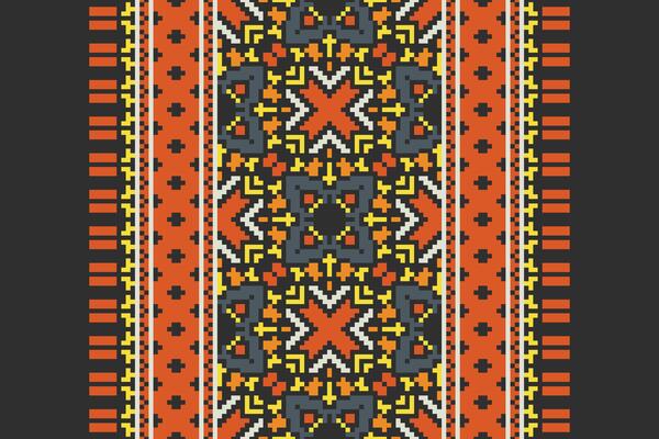 Navajo pattern Seamless Bandana print silk Motif embroidery, Pixel Ikat embroidery Design for Print 60s paisley tie dye damascus ornament rugs hipster kurta pajama