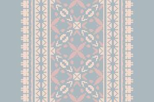 Navajo pattern Seamless Australian aboriginal pattern Motif embroidery, Pixel Ikat embroidery Design for Print indonesian batik motif embroidery native american kurta mughal design vector