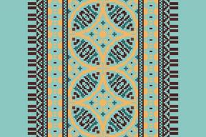 Navajo pattern Seamless Australian aboriginal pattern Motif embroidery, Pixel Ikat embroidery Design for Print endless arabesque cloth dupatta shawl bandana print silk kurta men vector