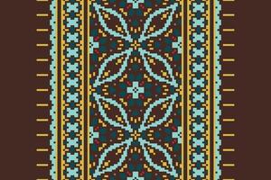 Navajo pattern Seamless Australian aboriginal pattern Motif embroidery, Pixel Ikat embroidery Design for Print scandinavian pattern saree ethnic nativity gypsy pattern vector