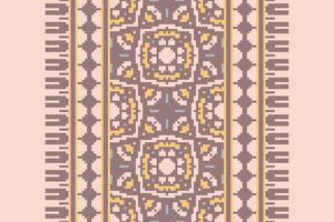 Navajo pattern Seamless Australian aboriginal pattern Motif embroidery, Pixel Ikat embroidery Design for Print kurta pattern mughal motifs tapestry pattern floral repeat vector