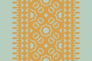 Navajo pattern Seamless Mughal architecture Motif embroidery, Pixel Ikat embroidery Design for Print vyshyvanka placemat quilt sarong sarong beach kurtis Indian motifs vector