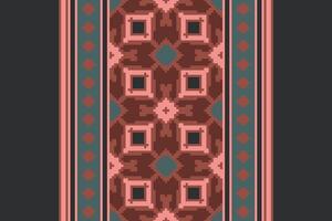 Navajo pattern Seamless Mughal architecture Motif embroidery, Pixel Ikat embroidery Design for Print jacquard slavic pattern folklore pattern kente arabesque vector