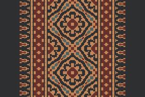 Navajo pattern Seamless Mughal architecture Motif embroidery, Pixel Ikat embroidery Design for Print lace pattern seamless pattern vintage shibori jacquard seamless vector