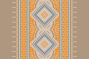 Navajo pattern Seamless Scandinavian pattern Motif embroidery, Pixel Ikat embroidery Design for Print egyptian pattern tibetan mandala bandanna vector