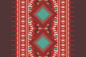 Patchwork pattern Seamless Native American, Motif embroidery, Pixel Ikat embroidery Design for Print jacquard slavic pattern folklore pattern kente arabesque vector