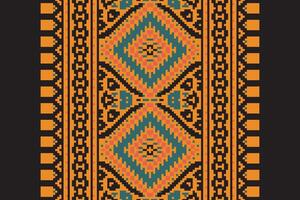 Navajo pattern Seamless Scandinavian pattern Motif embroidery, Pixel Ikat embroidery Design for Print scandinavian pattern saree ethnic nativity gypsy pattern vector