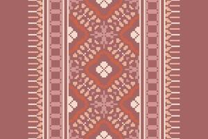 Navajo pattern Seamless Scandinavian pattern Motif embroidery, Pixel Ikat embroidery Design for Print tapestry floral kimono repeat pattern lacing spanish motif vector