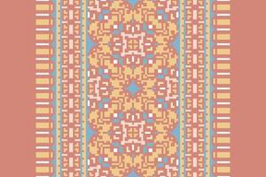 Navajo pattern Seamless Scandinavian pattern Motif embroidery, Pixel Ikat embroidery Design for Print indonesian batik motif embroidery native american kurta mughal design vector