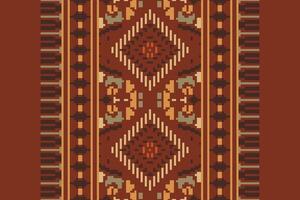 Patchwork pattern Seamless Bandana print silk Motif embroidery, Pixel Ikat embroidery Design for Print kurta pattern mughal motifs tapestry pattern floral repeat vector