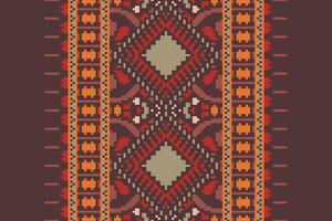 Patchwork pattern Seamless Native American, Motif embroidery, Pixel Ikat embroidery Design for Print egyptian pattern tibetan mandala bandanna vector
