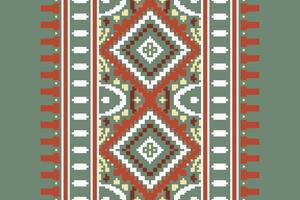 Patchwork pattern Seamless Native American, Motif embroidery, Pixel Ikat embroidery Design for Print scandinavian pattern saree ethnic nativity gypsy pattern vector