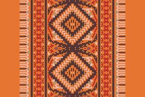 Patchwork pattern Seamless Native American, Motif embroidery, Pixel Ikat embroidery Design for Print border embroidery ancient egypt vector