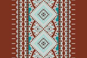Patchwork pattern Seamless Bandana print silk Motif embroidery, Pixel Ikat embroidery Design for Print scandinavian pattern saree ethnic nativity gypsy pattern vector