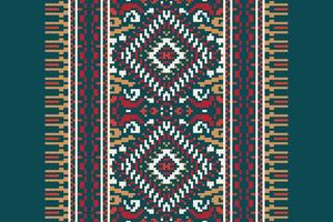 Patchwork pattern Seamless Mughal architecture Motif embroidery, Pixel Ikat embroidery Design for Print indigenous art aboriginal art pattern floral kurti mughal border vector