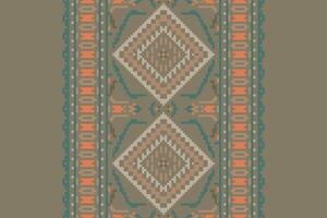 Patchwork pattern Seamless Mughal architecture Motif embroidery, Pixel Ikat embroidery Design for Print tapestry floral kimono repeat pattern lacing spanish motif vector