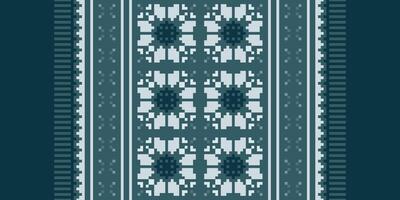 Baroque pattern Seamless Bandana print silk Motif embroidery, Pixel Ikat embroidery Design for Print tie dyeing pillowcase sambal puri kurti mughal architecture vector
