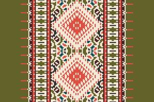 Patchwork pattern Seamless Scandinavian pattern Motif embroidery, Pixel Ikat embroidery Design for Print endless arabesque cloth dupatta shawl bandana print silk kurta men vector