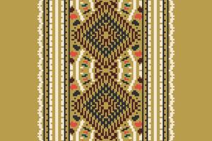 Patchwork pattern Seamless Scandinavian pattern Motif embroidery, Pixel Ikat embroidery Design for Print indonesian batik motif embroidery native american kurta mughal design vector