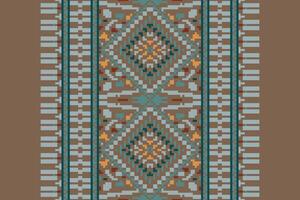 Patchwork pattern Seamless Scandinavian pattern Motif embroidery, Pixel Ikat embroidery Design for Print pattern vintage flower folk navajo patchwork pattern vector