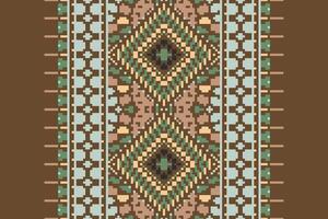 Tie dye Pattern Seamless Native American, Motif embroidery, Pixel Ikat embroidery Design for Print kurta pattern mughal motifs tapestry pattern floral repeat vector
