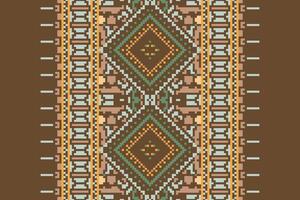 Tie dye Pattern Seamless Native American, Motif embroidery, Pixel Ikat embroidery Design for Print scandinavian pattern saree ethnic nativity gypsy pattern vector