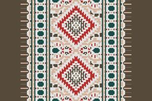 Tie dye Pattern Seamless Bandana print silk Motif embroidery, Pixel Ikat embroidery Design for Print indigenous art aboriginal art pattern floral kurti mughal border vector