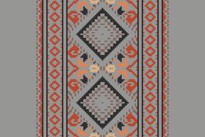 Tie dye Pattern Seamless Bandana print silk Motif embroidery, Pixel Ikat embroidery Design for Print egyptian hieroglyphs tibetan geo pattern vector