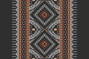 Tie dye Pattern Seamless Australian aboriginal pattern Motif embroidery, Pixel Ikat embroidery Design for Print Texture fabric saree sari carpet. kurta patola saree vector