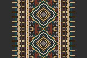 Tie dye Pattern Seamless Australian aboriginal pattern Motif embroidery, Pixel Ikat embroidery Design for Print scandinavian pattern saree ethnic nativity gypsy pattern vector