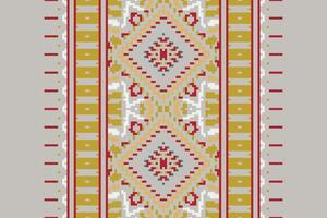 Tie dye Pattern Seamless Mughal architecture Motif embroidery, Pixel Ikat embroidery Design for Print tapestry floral kimono repeat pattern lacing spanish motif vector