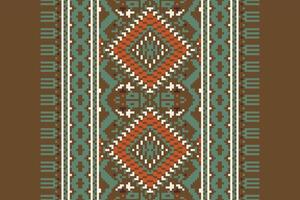 Tie dye Pattern Seamless Mughal architecture Motif embroidery, Pixel Ikat embroidery Design for Print scandinavian pattern saree ethnic nativity gypsy pattern vector