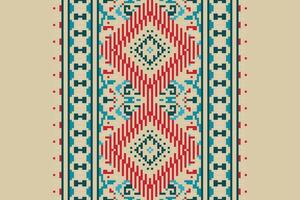 Tie dye Pattern Seamless Scandinavian pattern Motif embroidery, Pixel Ikat embroidery Design for Print vyshyvanka placemat quilt sarong sarong beach kurtis Indian motifs vector