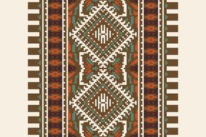 Tie dye Pattern Seamless Scandinavian pattern Motif embroidery, Pixel Ikat embroidery Design for Print Texture fabric saree sari carpet. kurta patola saree vector