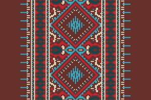 Tie dye Pattern Seamless Scandinavian pattern Motif embroidery, Pixel Ikat embroidery Design for Print indonesian batik motif embroidery native american kurta mughal design vector