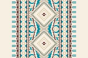 Tie dye Pattern Seamless Scandinavian pattern Motif embroidery, Pixel Ikat embroidery Design for Print indigenous art aboriginal art pattern floral kurti mughal border vector