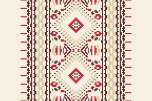 Tie dye Pattern Seamless Scandinavian pattern Motif embroidery, Pixel Ikat embroidery Design for Print tapestry floral kimono repeat pattern lacing spanish motif vector