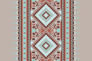 Tie dye Pattern Seamless Scandinavian pattern Motif embroidery, Pixel Ikat embroidery Design for Print scandinavian pattern saree ethnic nativity gypsy pattern vector