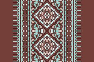 Tie dye Pattern Seamless Scandinavian pattern Motif embroidery, Pixel Ikat embroidery Design for Print pattern vintage flower folk navajo patchwork pattern vector