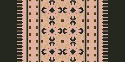 Baroque pattern Seamless Australian aboriginal pattern Motif embroidery, Pixel Ikat embroidery Design for Print endless arabesque cloth dupatta shawl bandana print silk kurta men vector