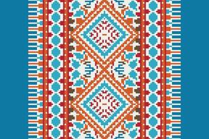 Baroque pattern Seamless Native American, Motif embroidery, Pixel Ikat embroidery Design for Print scandinavian pattern saree ethnic nativity gypsy pattern vector