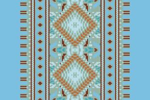 Baroque pattern Seamless Bandana print silk Motif embroidery, Pixel Ikat embroidery Design for Print indigenous art aboriginal art pattern floral kurti mughal border vector