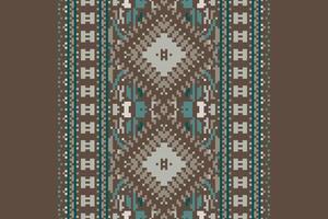 Baroque pattern Seamless Australian aboriginal pattern Motif embroidery, Pixel Ikat embroidery Design for Print Texture fabric saree sari carpet. kurta patola saree vector