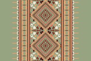 Baroque pattern Seamless Mughal architecture Motif embroidery, Pixel Ikat embroidery Design for Print indonesian batik motif embroidery native american kurta mughal design vector