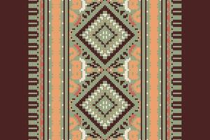 Baroque pattern Seamless Mughal architecture Motif embroidery, Pixel Ikat embroidery Design for Print border embroidery ancient egypt vector