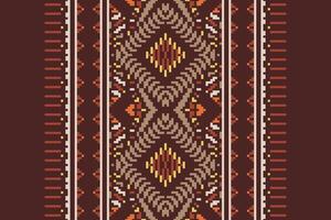 Baroque pattern Seamless Scandinavian pattern Motif embroidery, Pixel Ikat embroidery Design for Print figure tribal ink on cloth patola sari vector
