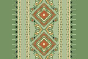 Dupatta pattern Seamless Native American, Motif embroidery, Pixel Ikat embroidery Design for Print egyptian hieroglyphs tibetan geo pattern vector