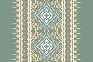 Dupatta pattern Seamless Bandana print silk Motif embroidery, Pixel Ikat embroidery Design for Print kurta pattern mughal motifs tapestry pattern floral repeat vector