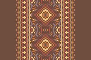Dupatta pattern Seamless Native American, Motif embroidery, Pixel Ikat embroidery Design for Print kurta pattern mughal motifs tapestry pattern floral repeat vector