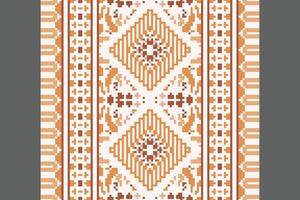 Dupatta pattern Seamless Australian aboriginal pattern Motif embroidery, Pixel Ikat embroidery Design for Print tapestry floral kimono repeat pattern lacing spanish motif vector